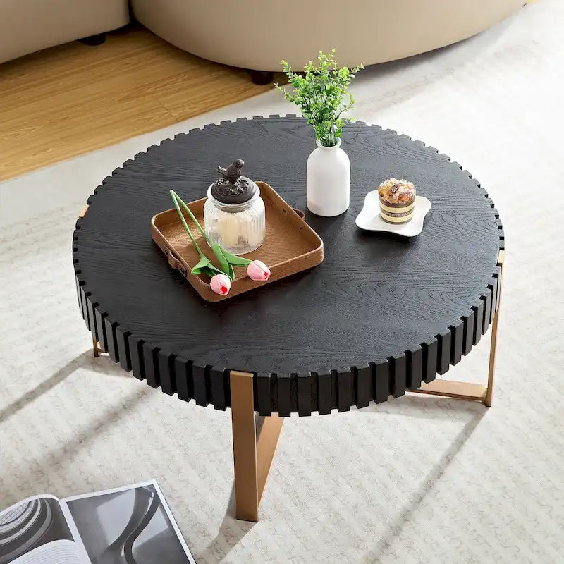 Tavolino rotondo da caffè per il soggiorno